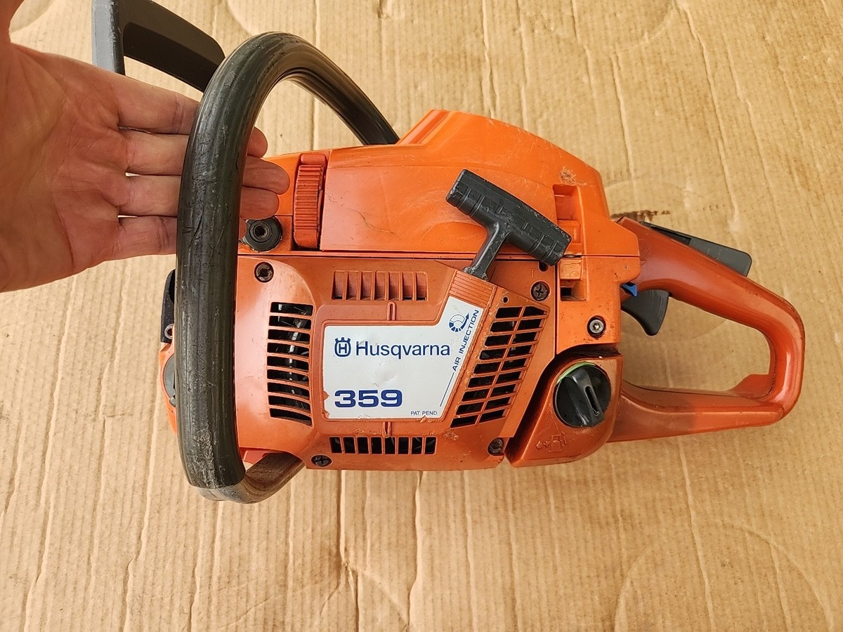 まさきんぐ Husqvarna 359 Gas Chainsaw Head Chain Husky Power Runs Great. | eBay