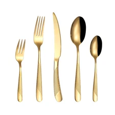 30-piece Silverware Flatware Sets, Stainless Steel Cutlery Set, Kitchen Utens...