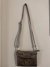 Michael Kors Metallic Gold Crossbody Purse