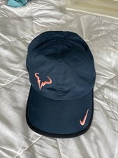 Nike Hat Strap Back Rafa Navy Atomic Pink Featherlight Rafael Nadal 2013 US OPEN
