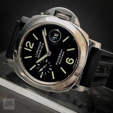 Panerai Luminor Marina Men's Black Watch - PAM00104 - Complete set +2 straps 12