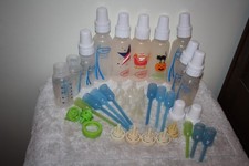 Lot 54 piece Doctor Brown Bottle 4 8 0z Santa Christmas Halloween Pumpkin July