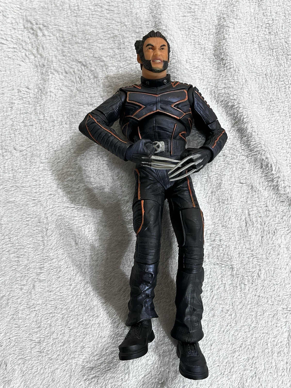 Wolverine 12 Inch Logan Marvel X-Men X2 Movie 2000 Hugh Jackman Action Figure!!