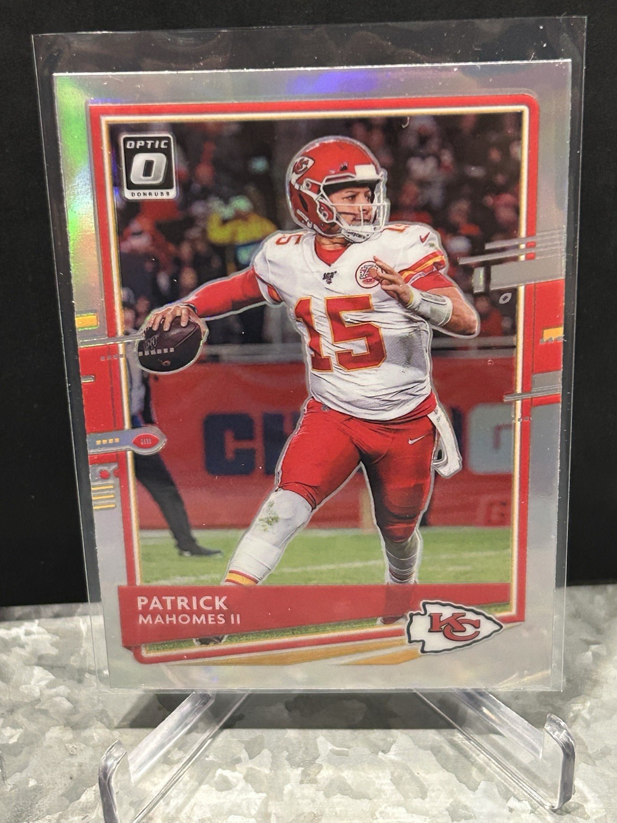 Patrick Mahomes II 2020 Donruss Optic Silver Prizm Holo Kansas City Chiefs #1🔥