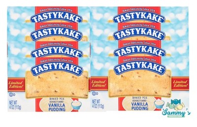 Tastykake 8 Seasonal Baked Vanilla Pudding Pies