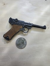 Vintage Paratrooper Model 1117 Miniature Luger Toy Die Cast Cap
