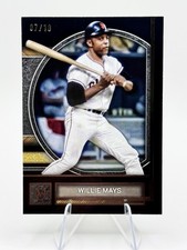 2025 Topps Museum Collection Willie Mays Black /10 Giants #18