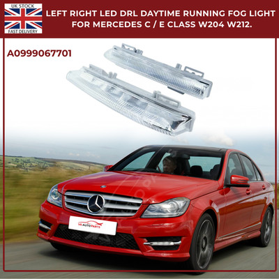 LED DRL Tagfahrlicht Nebelscheinwerfer links rechts für Mercedes C / E Klasse W204 W212.