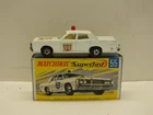 LESNEY MATCHBOX SUPERFAST NO55 MERCURY POLICE CAR RED DOME EXCELLENT BOXED(L808)