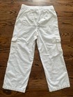 Women’s Gap Gauze Cargo Pants , White Size Medium — photo 3