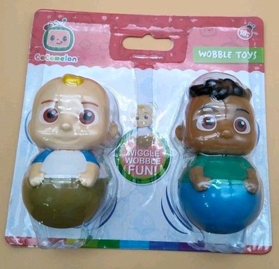 Cocomelon Wobble Toys JJ/Cody Figure Just Play Set Of 2 Brand NEW 