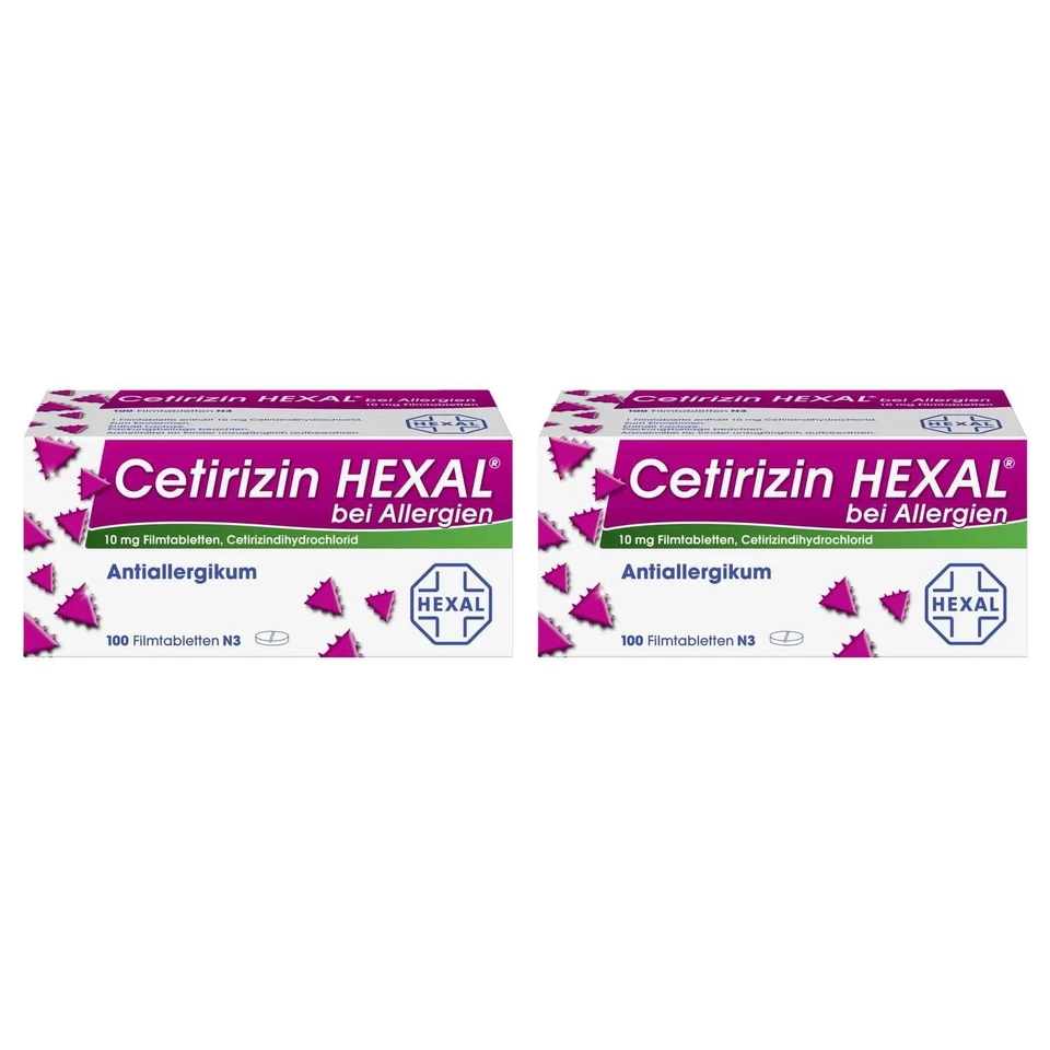 HEXAL AG Cetirizin Hexal® Bei Allergien Doppelpackung (2x 100st) 2 St