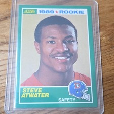 Score 1989 Steve Atwater Rookie #263 Denver Broncos NFL Football Card
