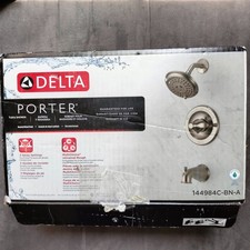 Delta Porter Single-Handle 3-Spray Tub and Shower Faucet in Brushed Nickel