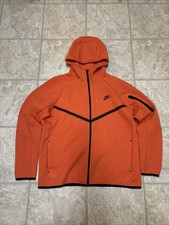 Nike Tech Fleece Windrunner Hoodie Jacket Orange Men s Size Large HV0949