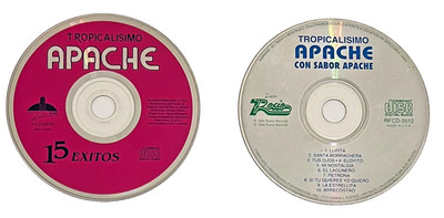Cumbia CD Lot Latin Spanish 1990 Tropicalismo 15 Exitos 1994 Con Sabor Apache  
