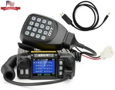 QYT KT-7900D 25W Quad Band 144/220/350/440MHZ Mini Car Radio KT7900D + USB Cable