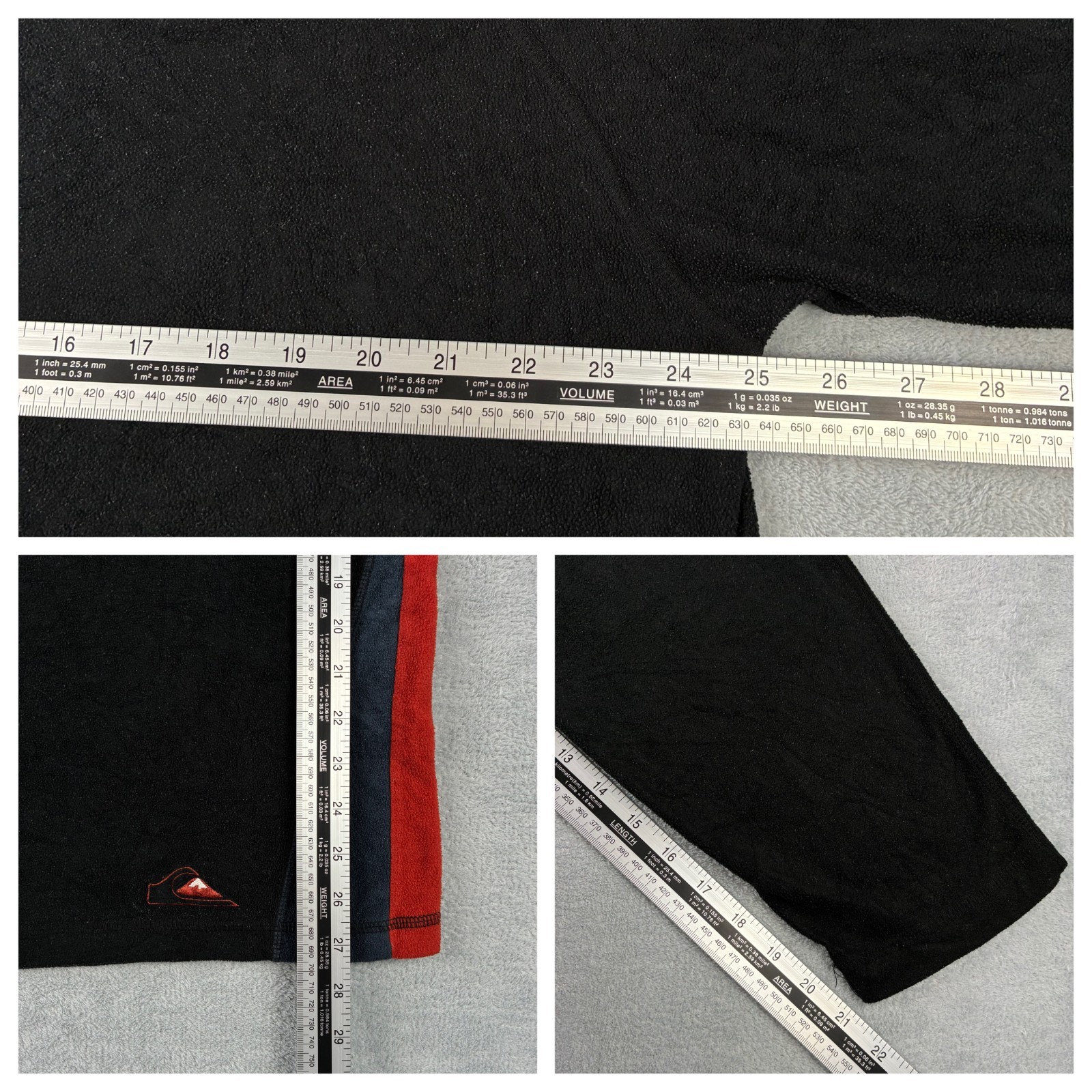 Vintage Quiksilver 2000's Board Wear Black Fleece Size XL Pullover Sweatshirt image 6