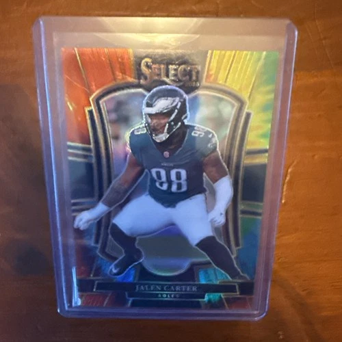 2025 Panini Select Football Tie-Dye Jalen Carter #191