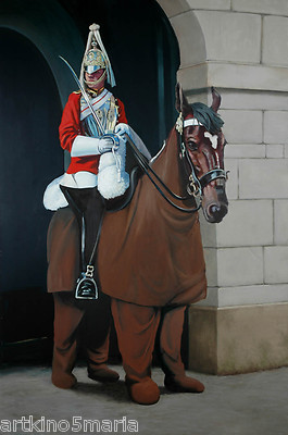 BANKSY PANTOMIME GUARD GRAFFITI  ART GICLEE PRINT FINE CANVAS