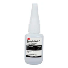 3M Scotch-Weld Rubber Toughened Instant Adhesive RT5000B, Black, 2 (Case of 10)