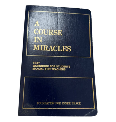 Spiritual Book Study A Course in Miracles Religious Mental Peace Teach Program