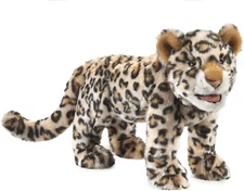 Folkmanis Leopard Cub Hand Puppet, 18"