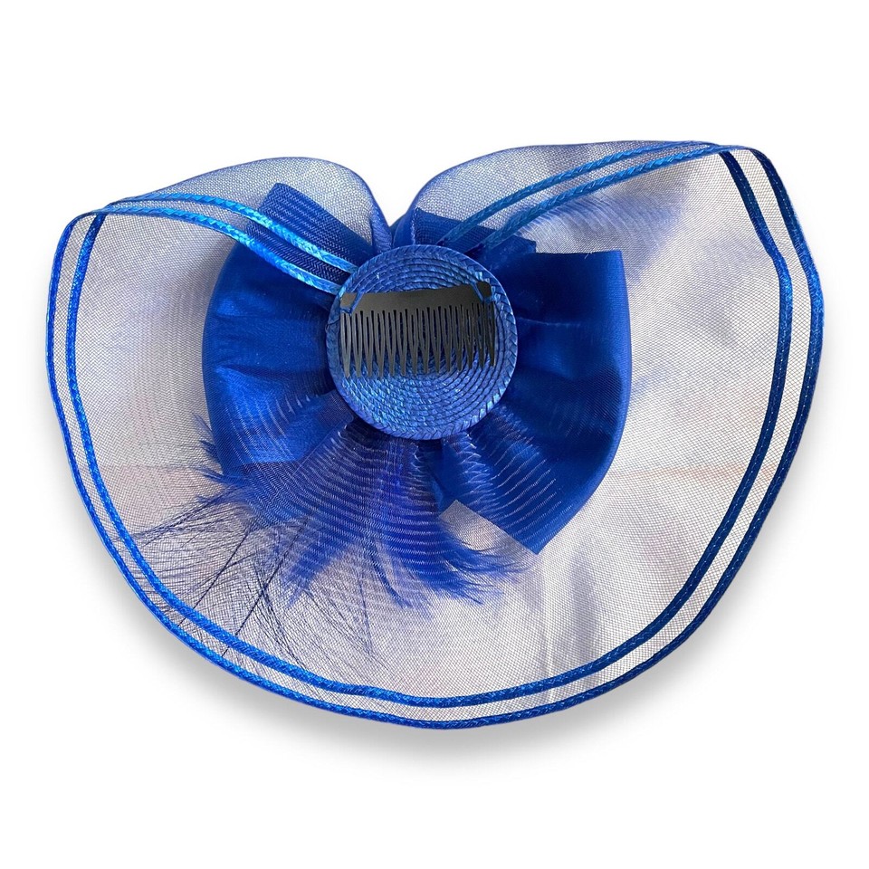 Comb Fascinator and Wide Transparent Mesh Brim by Fit Rite eBay