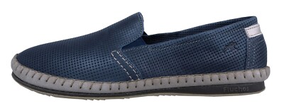 Fluchos Bahamas: Mocasines Comodidad y Estilo Piel Flexible Azul | Modelo 8674