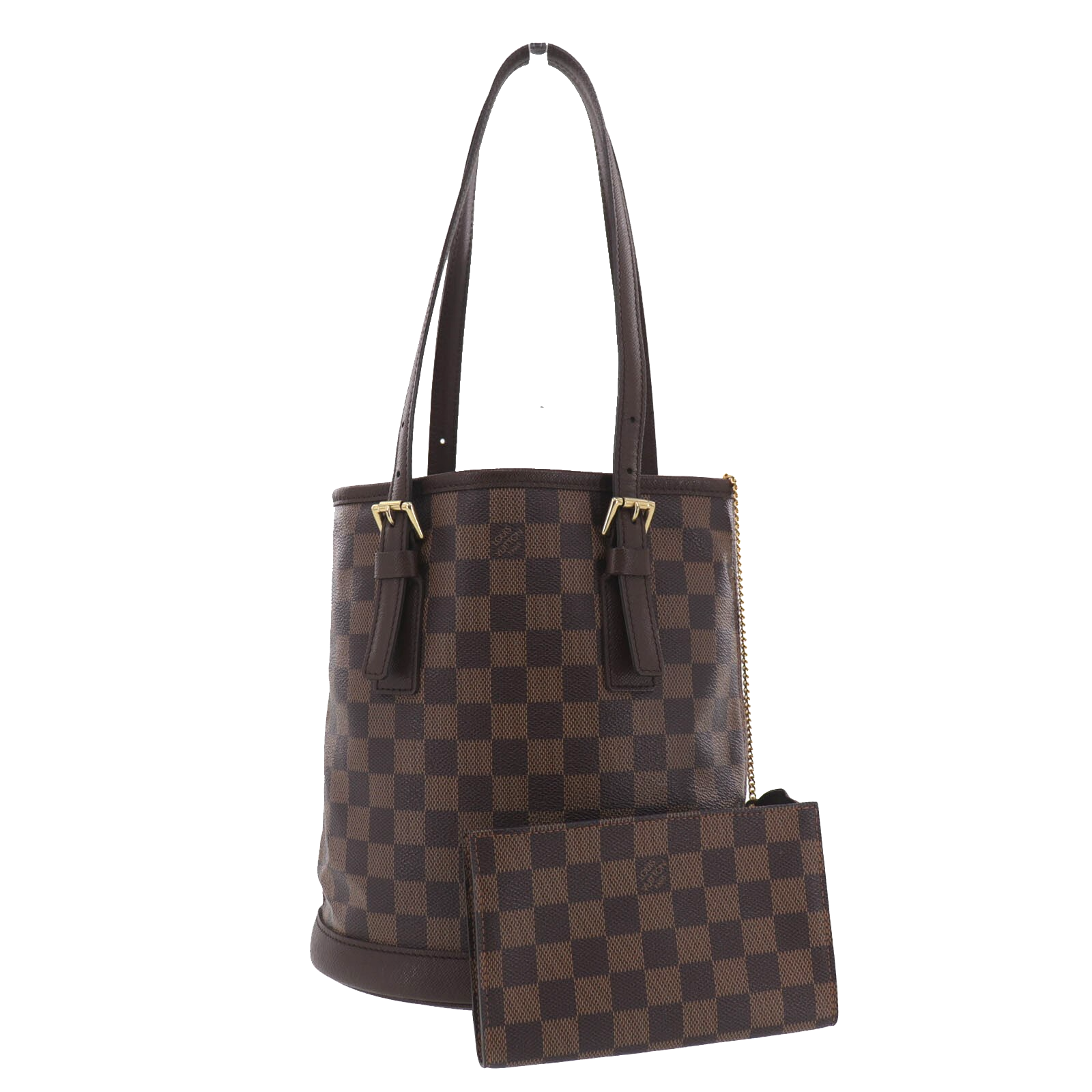 LOUIS VUITTON LV Marais Bucket Shoulder Tote Bag Damier N42240 Preowned EA424-image