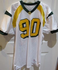 Vintage St. Norbert Green Knights NCAA Football Jersey Men's 2XL # 90 game used