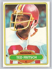 1980 Topps #407 Ted Fritsch Jr. - Washington Redskins