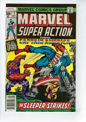 MARVEL SUPER ACTION # 3 (CAPTAIN AMERICA #102, Jack Kirby Art, SEPT 1977) VF/NM