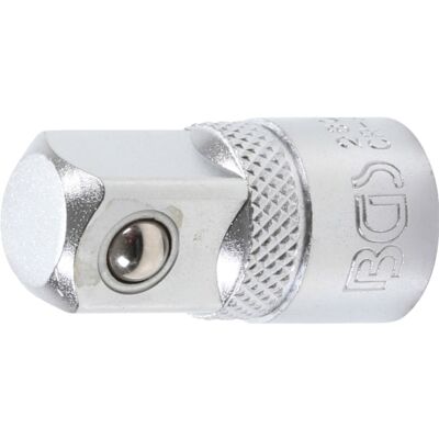 Steckschlüssel-Adapter Erweiterung 10,0 mm (3/8'') innen auf 12,5 mm (1/2'') außen