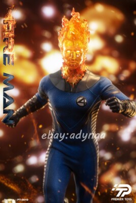PREMIER TOYS 1/6 Fire Man PT0010 Human Torch Action Figure | eBay UK