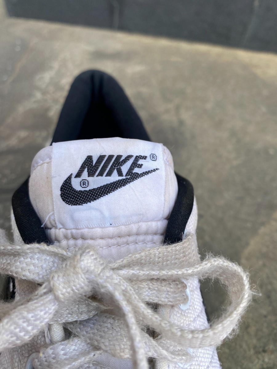 Rare Vintage Nike All Court Tennis Shoes Mens White 1980s Rare Vintage Nike All Court Tennis Shoes Mens White 1980s