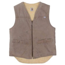 Vintage Carhartt Sherpa Fleece Lined Workwear Vest