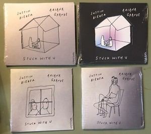 Ariana Grande Justin Bieber Stuck With U 4 Cd Single Lot Ebay
