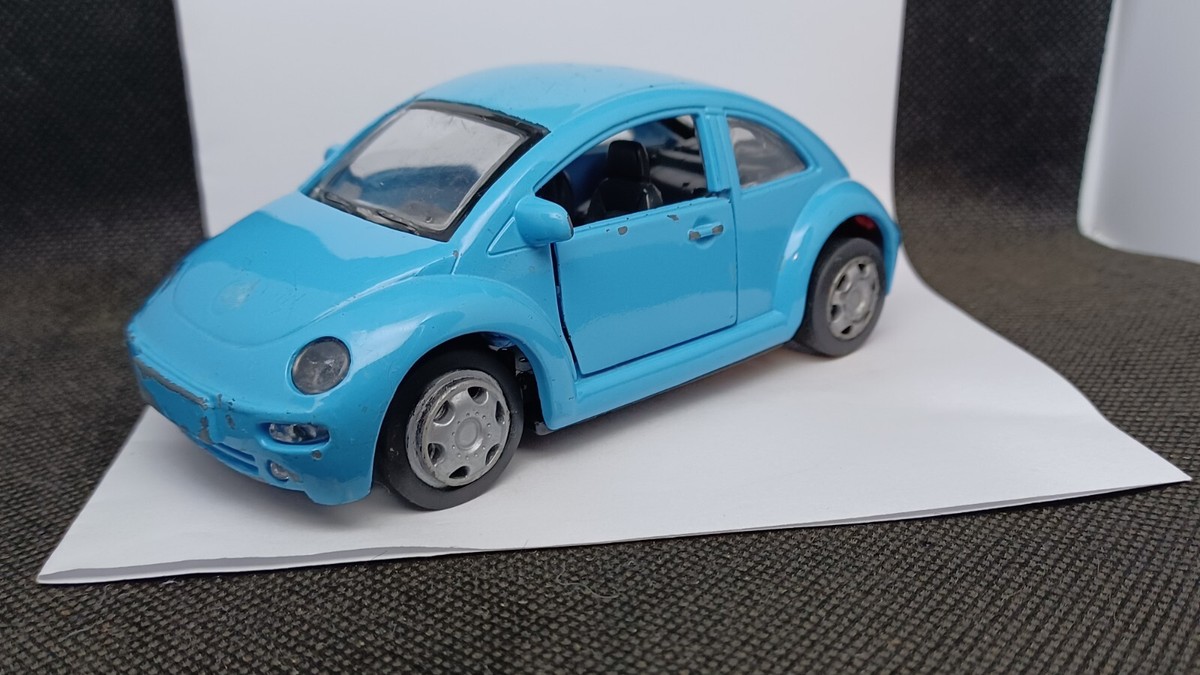 ミニカー　VW　ニュービートル　CUP　1999 HOT WHEELS VW VOLKSWAGEN NEW BEETLE CUP BLUE (MEXICO - 2008