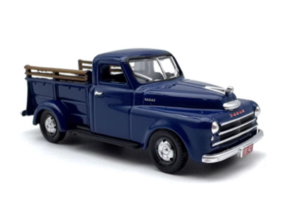 AL 1:87 Blue Dodge B-1B Pickup Truck Sports Model Diecast Collect Car