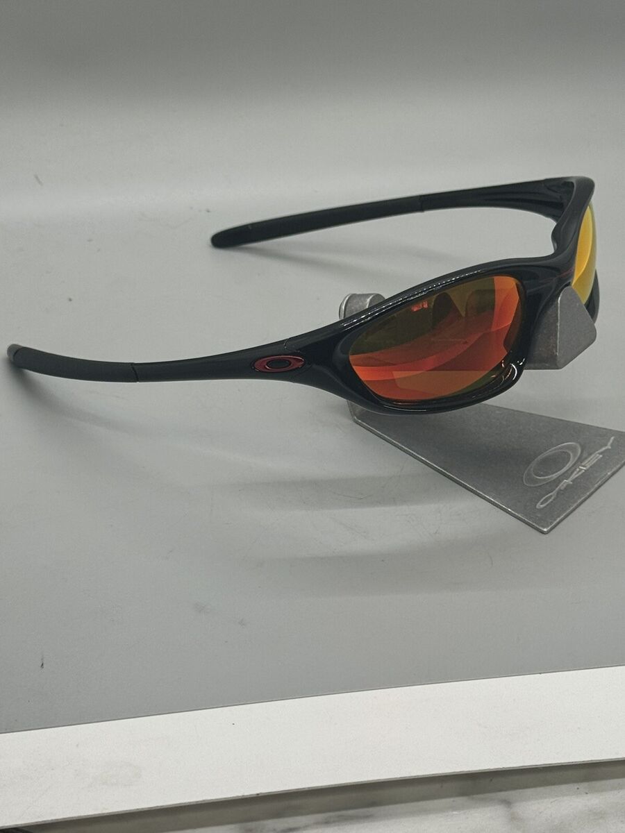 Brand New Vintage Oakley XX Twenty Jet Black W/ Ruby Iridium Brand New Vintage Oakley XX Twenty Jet Black W/ Ruby Iridium