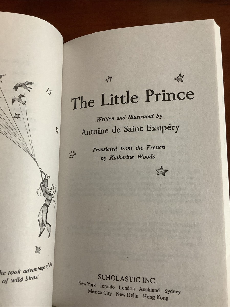 The Little Prince by Antoine De Saint-Exupéry NEW Scholastic