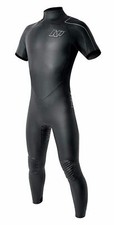 NP Surf Nexus Full 3/3mm Short Sleeve Semi Drysuit, Black, Small