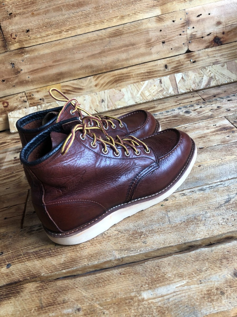 80s REDWING 9340 ブラウン　革靴　モックトゥ　9 1/2 D 80s REDWING 9340 ブラウン 革靴 モックトゥ 9 1/2 D