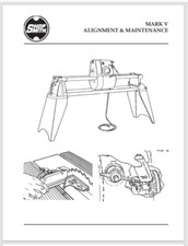 Shopsmith MARK V 5 ALIGNMENT & MAINTENANCE manual 40 p. gloss covers comb bound 