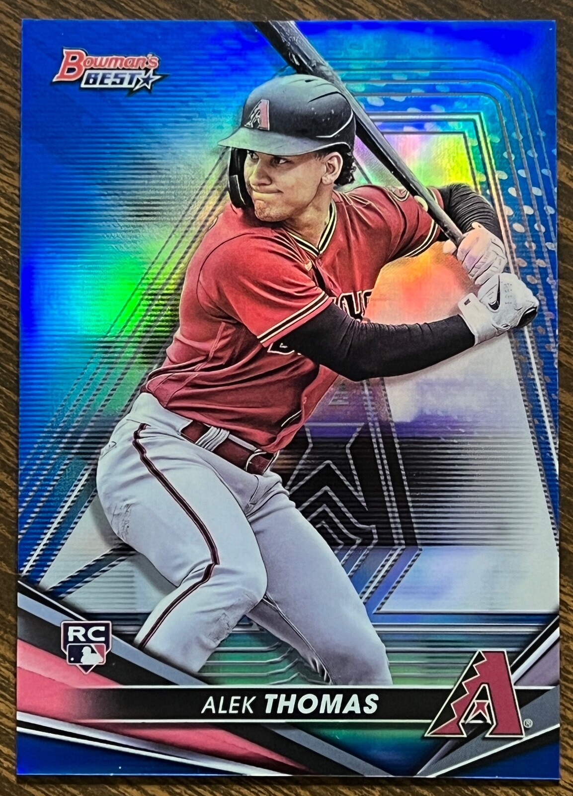 2022 Bowman's Best Blue Refractors #22 * ALEK THOMAS * Diamondbacks * RC /150