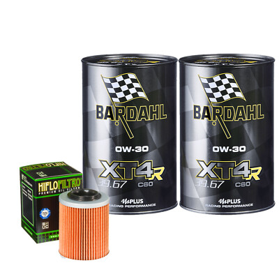 Ölwechselkit Bardahl XT4R 0W30 Für Can-Am 570 Renegade EFI STD 2020