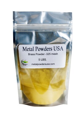 Brass Powder 5LBS Cold casters choice, manufactured USA. Rapid shipping