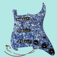 SSS Prewired Guitar Strat Pickguard SPickups et for Fender ST