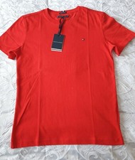 Image of Boys Tommy Hilfiger Tshirt Age 12 Years BNWT Red